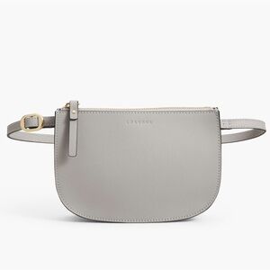 Lo & Sons Waverly in light grey nappa leather - good condition